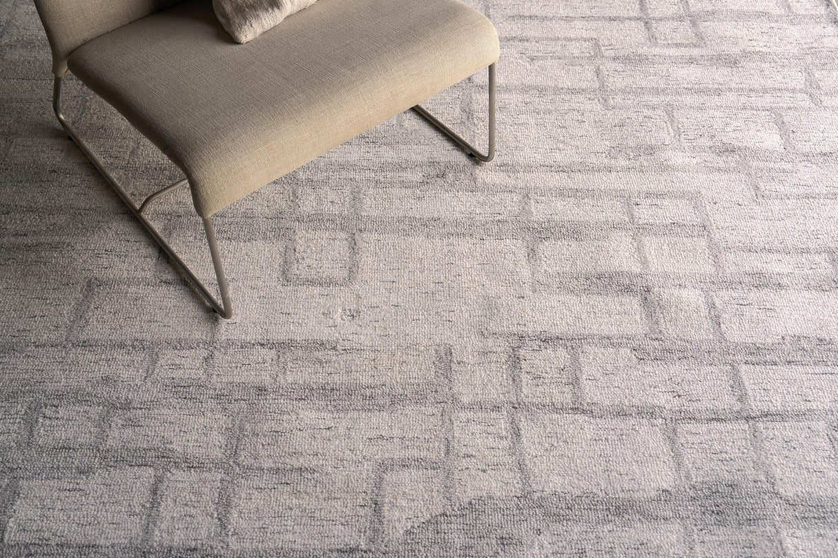 Exquisite Rugs Naturals Handmade Hand-tufted New Zealand Wool on Canvas 6779 Ivory/Gray 12' x 15' Area Rug