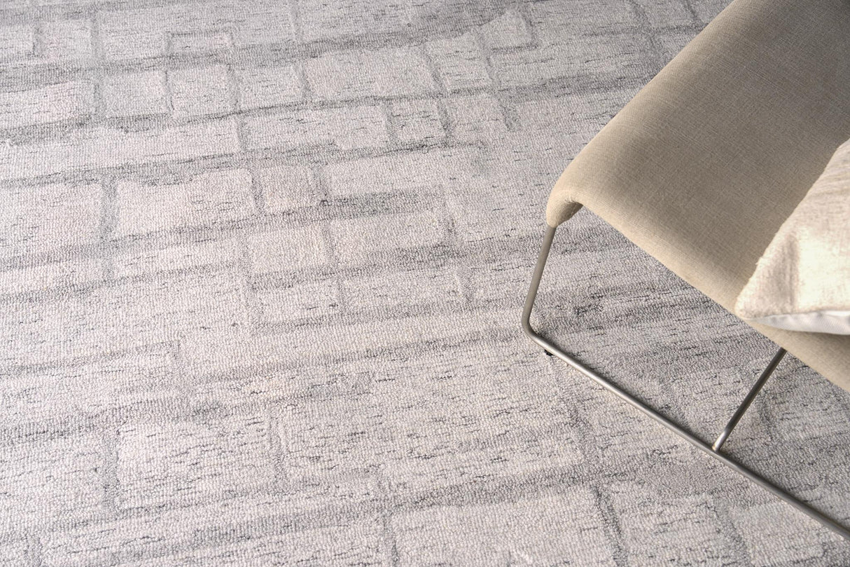 Exquisite Rugs Naturals Handmade Hand-tufted New Zealand Wool on Canvas 6779 Ivory/Gray 12' x 15' Area Rug