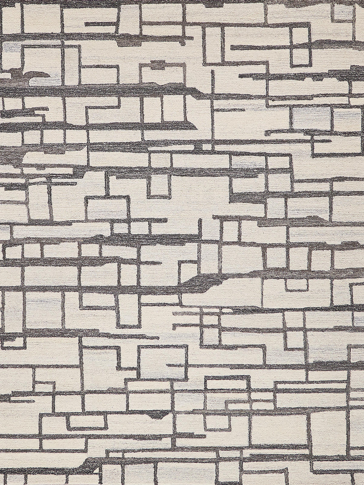 Exquisite Rugs Naturals Handmade Hand-tufted New Zealand Wool on Canvas 6781 Charcoal 10' x 14' Area Rug