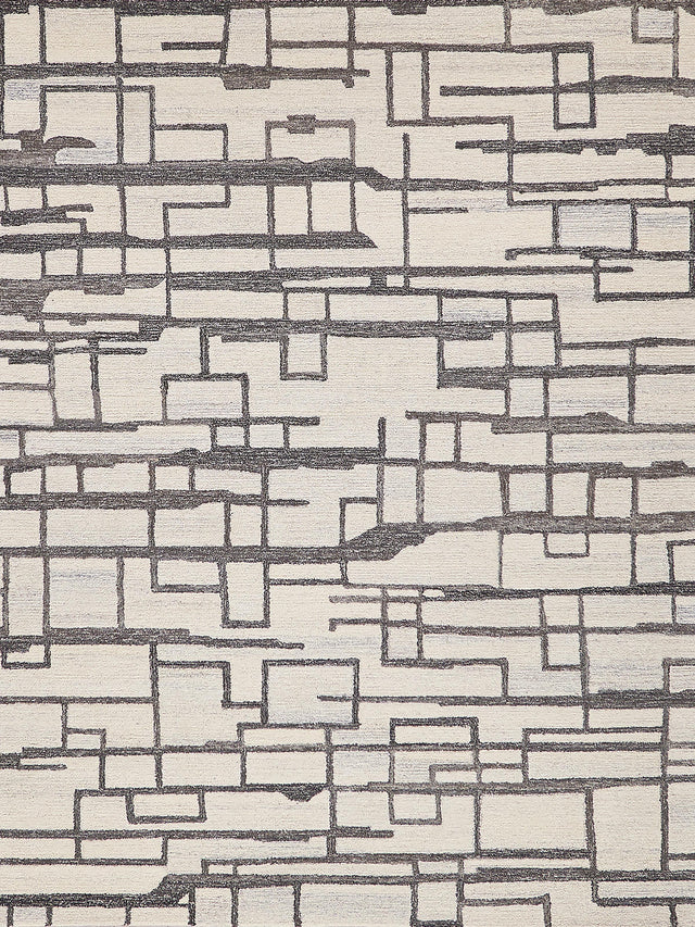 Exquisite Rugs Naturals Handmade Hand-tufted New Zealand Wool on Canvas 6781 Charcoal 9' x 12' Area Rug