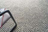 Exquisite Rugs Naturals Handmade Hand-tufted New Zealand Wool on Canvas 6782 Gray/Ivory 14' x 10' Area Rug