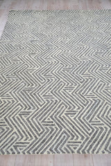 Exquisite Rugs Naturals Handmade Hand-tufted New Zealand Wool on Canvas 6782 Gray/Ivory 12' x 9' Area Rug