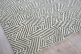 Exquisite Rugs Naturals Handmade Hand-tufted New Zealand Wool on Canvas 6782 Gray/Ivory 8' x 10' Area Rug