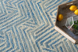 Exquisite Rugs Naturals Handmade Hand-tufted New Zealand Wool on Canvas 6783 Blue/Ivory 10' x 8' Area Rug