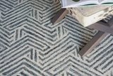 Exquisite Rugs Naturals Handmade Hand-tufted New Zealand Wool on Canvas 6784 Charcoal 10' x 14' Area Rug