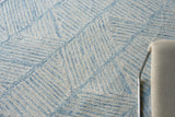 Exquisite Rugs Kascata Handmade Hand-tufted New Zealand Wool on Canvas 6785 Blue/Ivory 10' x 14' Area Rug