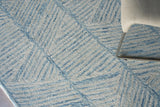 Exquisite Rugs Kascata Handmade Hand-tufted New Zealand Wool on Canvas 6785 Blue/Ivory 9' x 12' Area Rug