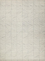 Exquisite Rugs Kascata Handmade Hand-tufted New Zealand Wool on Canvas 6786 Silver/Ivory 2' x 3' Area Rug