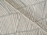 Exquisite Rugs Kascata Handmade Hand-tufted New Zealand Wool on Canvas 6786 Silver/Ivory 2' x 3' Area Rug