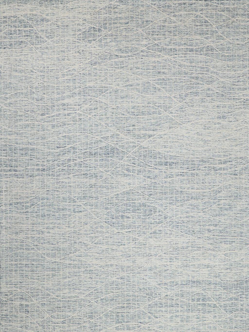 Exquisite Rugs Miami Handmade Hand-tufted New Zealand Wool on Canvas 6790 Silver 6' x 9' Area Rug