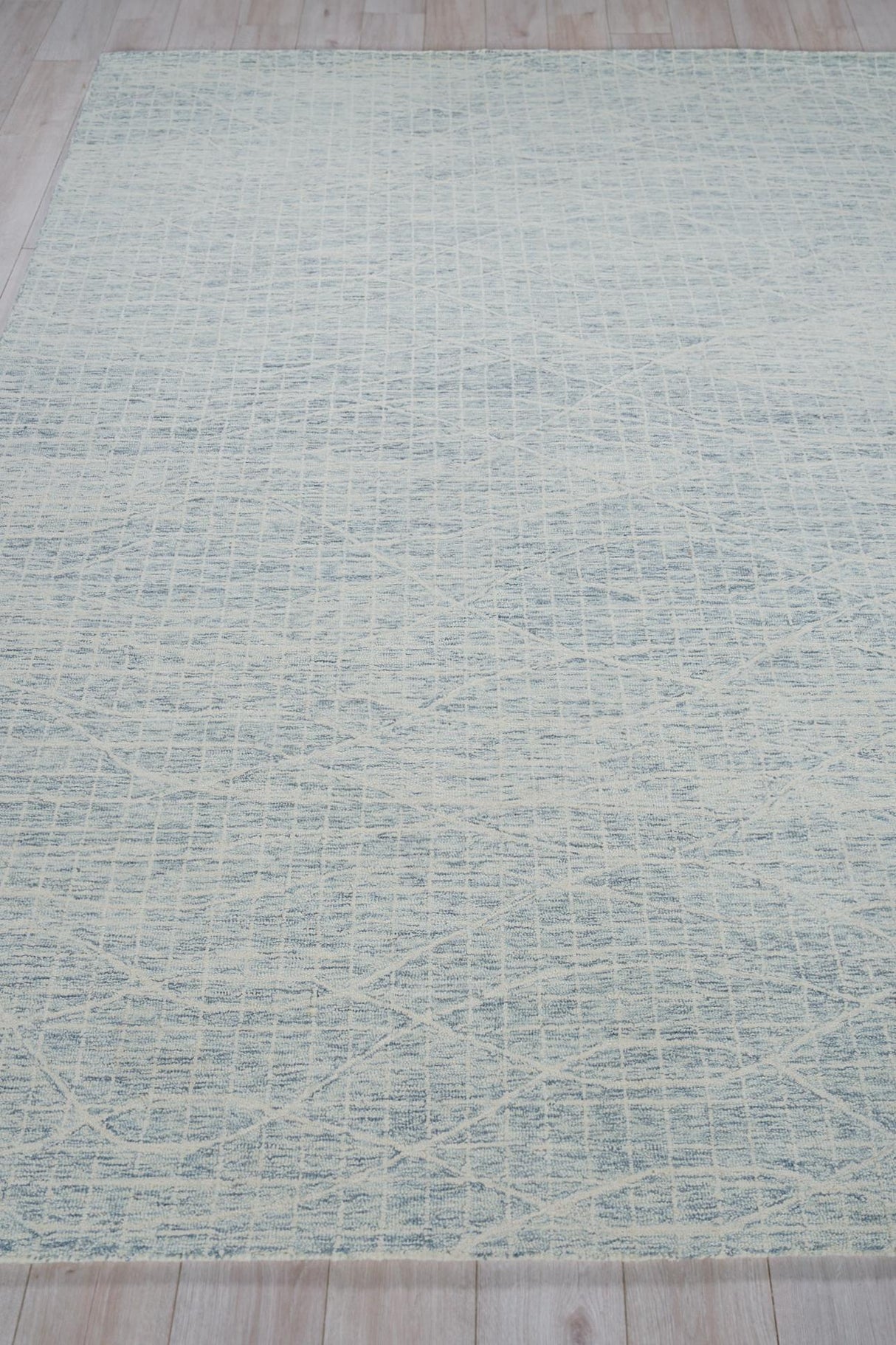 Exquisite Rugs Miami Handmade Hand-tufted New Zealand Wool on Canvas 6790 Silver 6' x 9' Area Rug