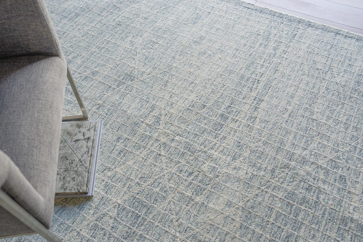 Exquisite Rugs Miami Handmade Hand-tufted New Zealand Wool on Canvas 6790 Silver 6' x 9' Area Rug