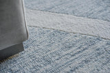 Exquisite Rugs Miami Handmade Hand-tufted New Zealand Wool on Canvas 6791 Silver/Ivory 12' x 15' Area Rug