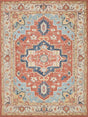 Exquisite Rugs Richmond Serapi Handmade Hand-tufted New Zealand Wool on Canvas 6796 Beige/Red 6' x 9' Area Rug