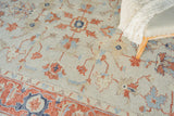 Exquisite Rugs Richmond Serapi Handmade Hand-tufted New Zealand Wool on Canvas 6798 Beige/Rust 5' x 8' Area Rug