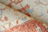 Exquisite Rugs Richmond Serapi Handmade Hand-tufted New Zealand Wool on Canvas 6798 Beige/Rust 5' x 8' Area Rug