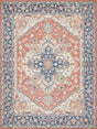 Exquisite Rugs Richmond Serapi Handmade Hand-tufted New Zealand Wool on Canvas 6799 Red/Blue 9' x 12' Area Rug