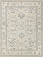 Exquisite Rugs Marietta Oushak Handmade Hand-tufted New Zealand Wool on Canvas 6822 Ivory/Ivory 9' x 12' Area Rug