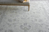 Exquisite Rugs Marietta Oushak Handmade Hand-tufted New Zealand Wool on Canvas 6822 Ivory/Ivory 9' x 12' Area Rug
