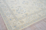 Exquisite Rugs Marietta Oushak Handmade Hand-tufted New Zealand Wool on Canvas 6822 Ivory/Ivory 9' x 12' Area Rug
