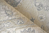 Exquisite Rugs Marietta Oushak Handmade Hand-tufted New Zealand Wool on Canvas 6822 Ivory/Ivory 9' x 12' Area Rug