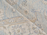 Exquisite Rugs Marietta Oushak Handmade Hand-tufted New Zealand Wool on Canvas 6823 Light Blue/Ivory 9' x 12' Area Rug