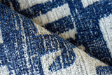 Exquisite Rugs Aspen Handmade Hand-tufted New Zealand Wool on Canvas 6824 Navy/Natural Gray 8' x 10' Area Rug