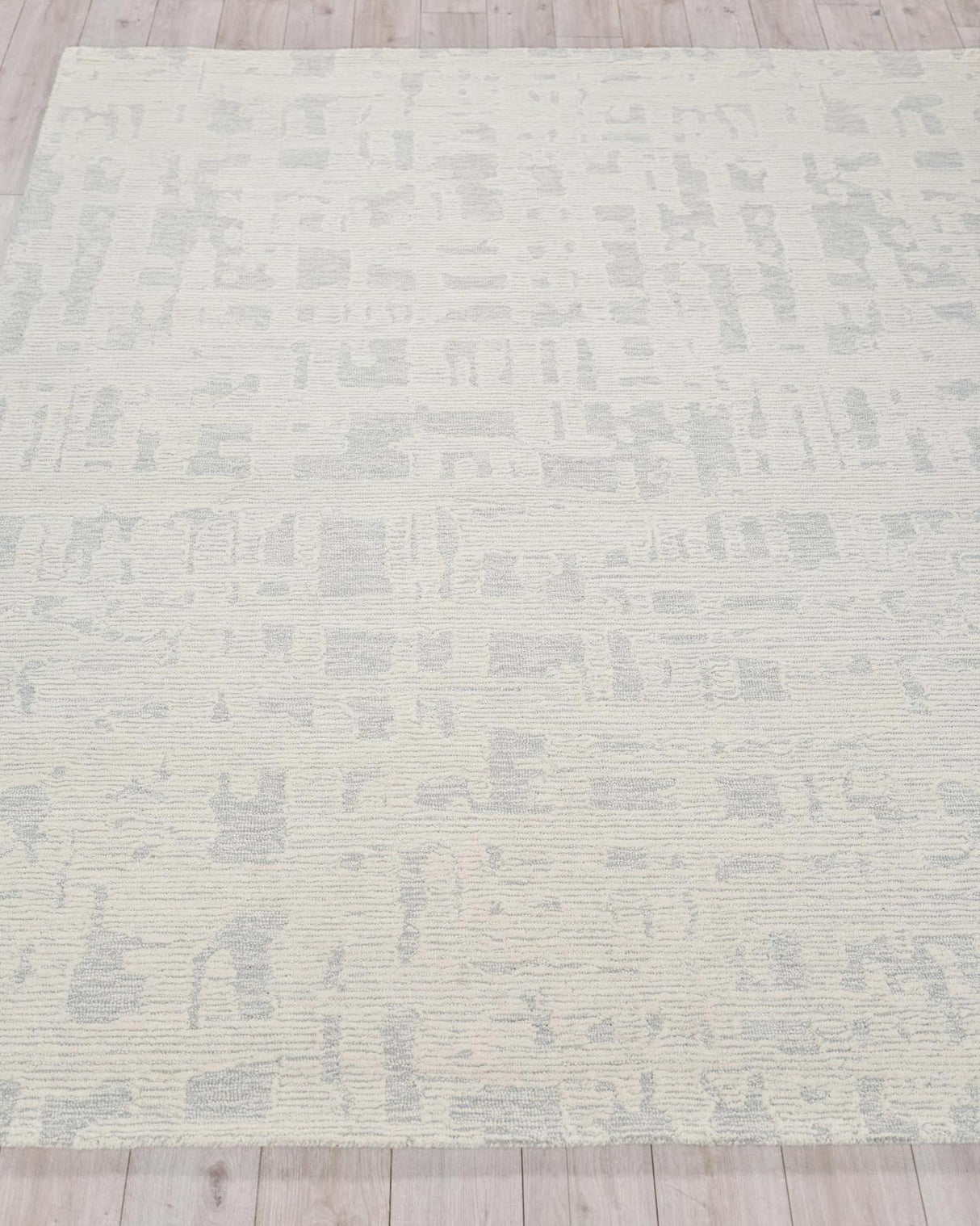 Exquisite Rugs Aspen Handmade Hand-tufted New Zealand Wool on Canvas 6825 Blue/Ivory 10' x 14' Area Rug