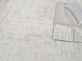 Exquisite Rugs Aspen Handmade Hand-tufted New Zealand Wool on Canvas 6825 Blue/Ivory 6' x 9' Area Rug
