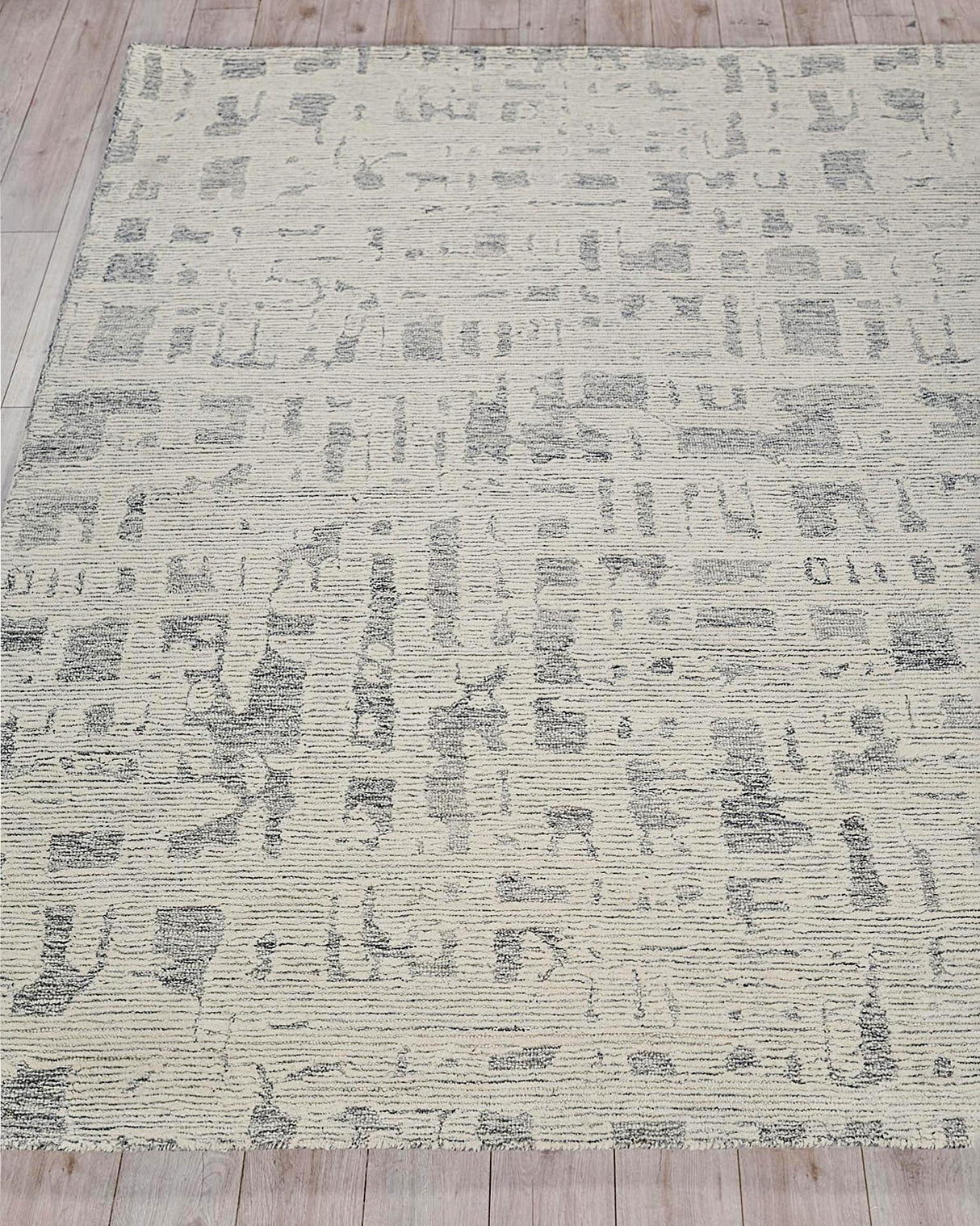 Exquisite Rugs Aspen Handmade Hand-tufted New Zealand Wool on Canvas 6826 Natural Gray/Ivory 8' x 10' Area Rug