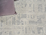 Exquisite Rugs Aspen Handmade Hand-tufted New Zealand Wool on Canvas 6826 Natural Gray/Ivory 8' x 10' Area Rug