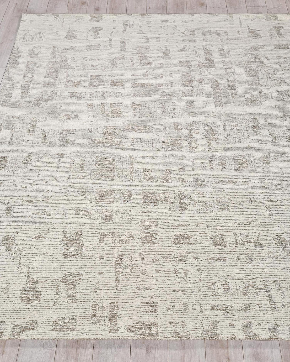 Exquisite Rugs Aspen Handmade Hand-tufted New Zealand Wool on Canvas 6827 Natural Beige/Ivory 10' x 14' Area Rug
