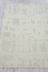 Exquisite Rugs Aspen Handmade Hand-tufted New Zealand Wool on Canvas 6827 Natural Beige/Ivory 10' x 14' Area Rug