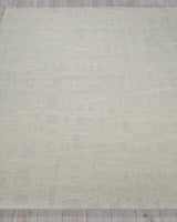 Exquisite Rugs Aspen Handmade Hand-tufted New Zealand Wool on Canvas 6828 Silver/Ivory 8' x 10' Area Rug