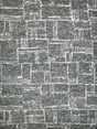 Exquisite Rugs Aldridge Hand-Knotted New Zealand Wool/Bamboo Silk 6829 Charcoal/Ivory 12' x 15' Area Rug