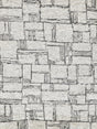 Exquisite Rugs Aldridge Hand-Knotted New Zealand Wool/Bamboo Silk 6830 Ivory/Charcoal 8' x 10' Area Rug