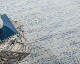 Exquisite Rugs Andora Handmade Hand-tufted New Zealand Wool on Canvas 6833 Blue/Ivory 8' x 10' Area Rug