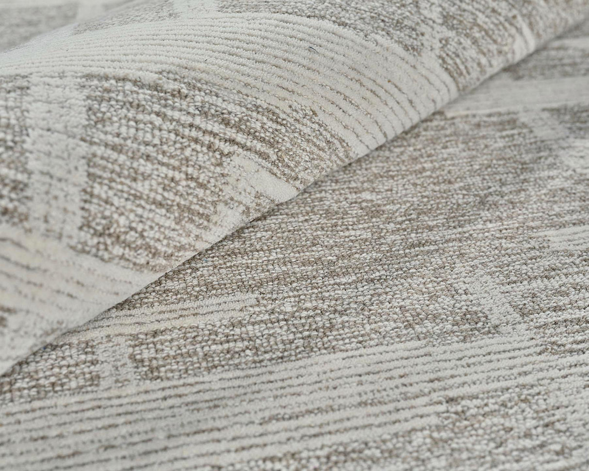 Exquisite Rugs Park City Handmade Hand-tufted New Zealand Wool on Canvas 6839 Beige/Ivory 14' x 10' Area Rug