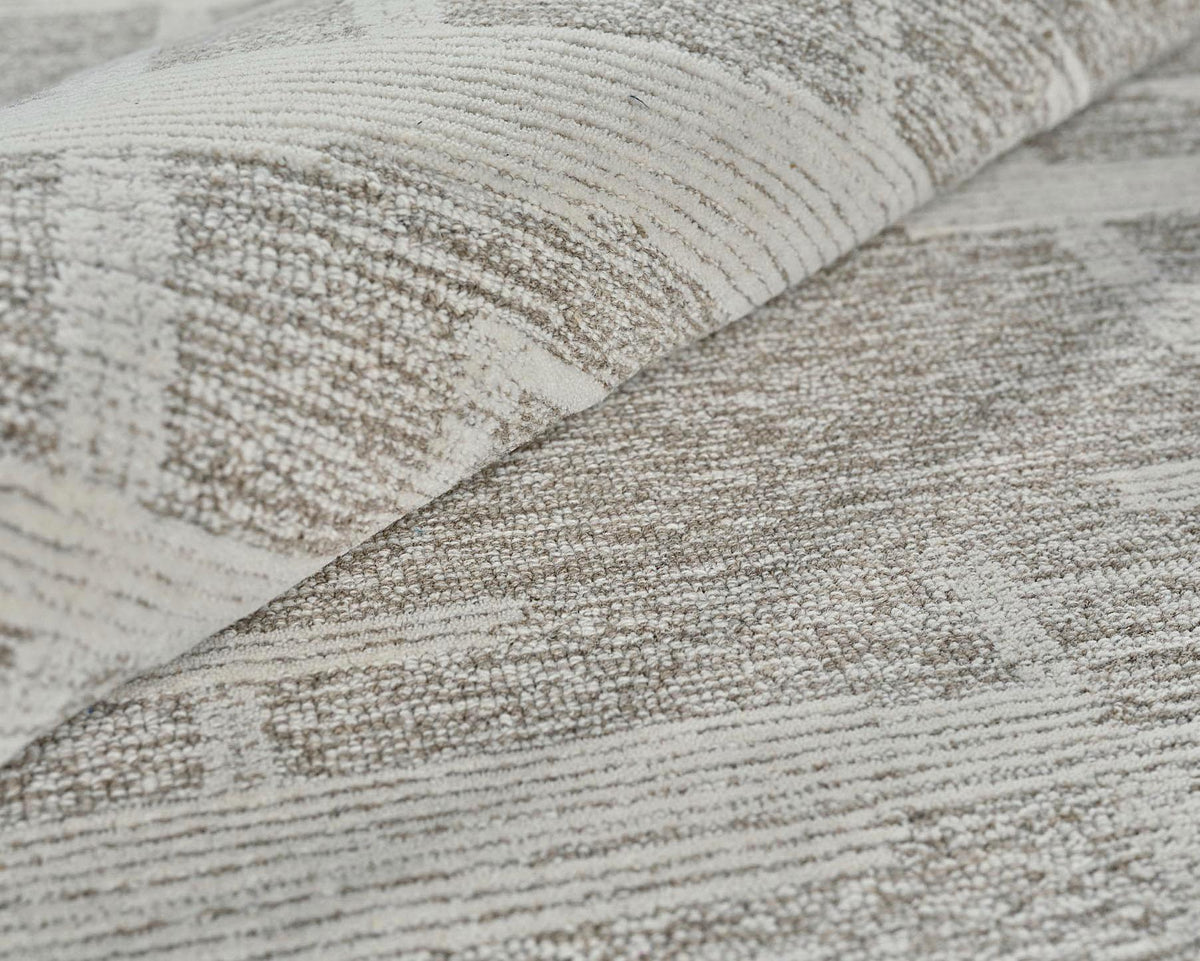 Exquisite Rugs Park City Handmade Hand-tufted New Zealand Wool on Canvas 6839 Beige/Ivory 10' x 8' Area Rug