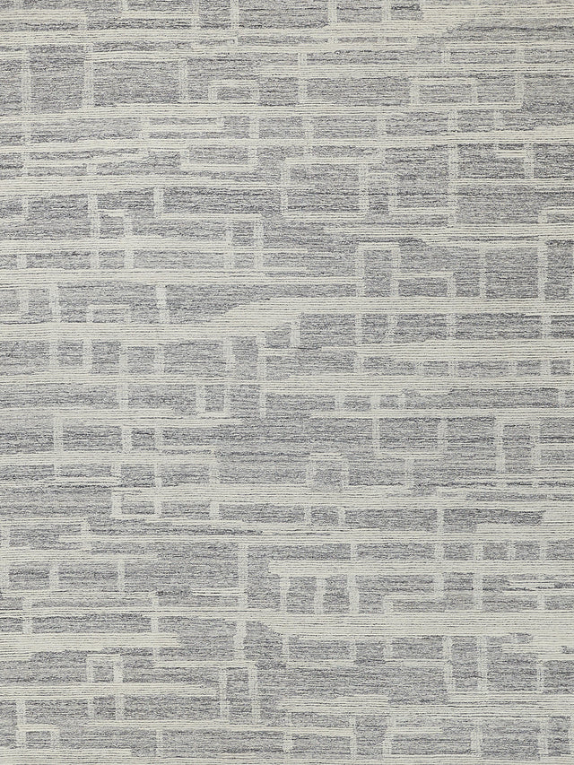 Exquisite Rugs Park City Handmade Hand-tufted New Zealand Wool on Canvas 6840 Gray/Ivory 8' x 10' Area Rug