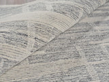 Exquisite Rugs Park City Handmade Hand-tufted New Zealand Wool on Canvas 6840 Gray/Ivory 8' x 10' Area Rug