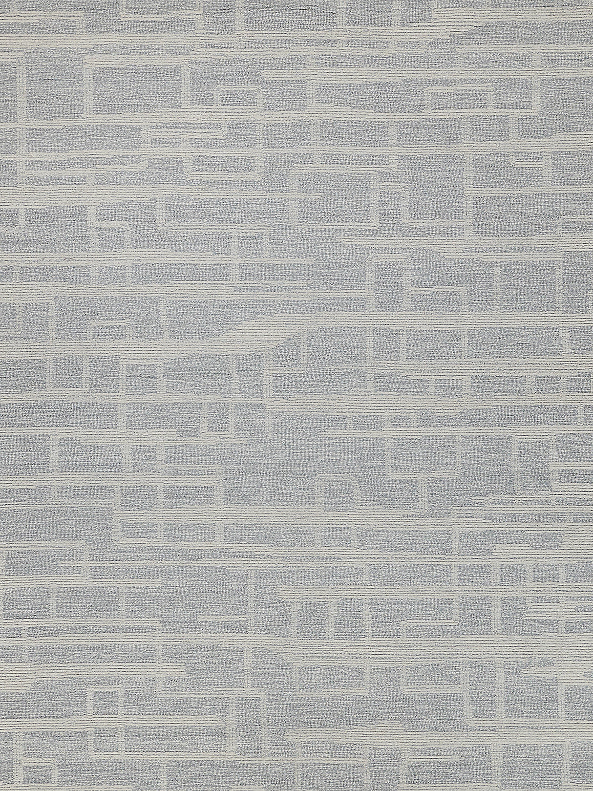 Exquisite Rugs Park City Handmade Hand-tufted New Zealand Wool on Canvas 6841 Light Gray/Ivory 12' x 15' Area Rug