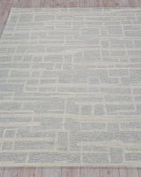 Exquisite Rugs Park City Handmade Hand-tufted New Zealand Wool on Canvas 6841 Light Gray/Ivory 12' x 15' Area Rug