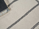 Exquisite Rugs Tangiers Handmade Hand-tufted New Zealand Wool on Canvas 6843 Ivory/Black 9' x 6' Area Rug