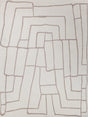 Exquisite Rugs Tangiers Handmade Hand-tufted New Zealand Wool on Canvas 6846 Ivory/Beige 10' x 14' Area Rug