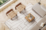 Exquisite Rugs Tangiers Handmade Hand-tufted New Zealand Wool on Canvas 6846 Ivory/Beige 14' x 10' Area Rug
