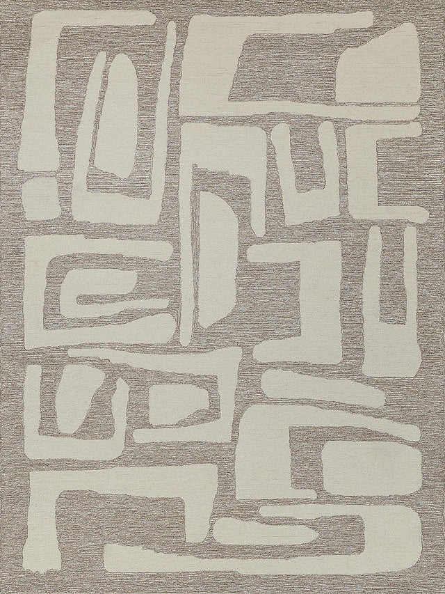 Exquisite Rugs Carmel Handmade Hand-tufted New Zealand Wool on Canvas 6849 Beige/Ivory 10' x 14' Area Rug