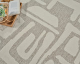Exquisite Rugs Carmel Handmade Hand-tufted New Zealand Wool on Canvas 6849 Beige/Ivory 5' x 8' Area Rug