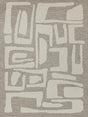 Exquisite Rugs Carmel Handmade Hand-tufted New Zealand Wool on Canvas 6849 Beige/Ivory 9' x 12' Area Rug