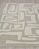 Exquisite Rugs Carmel Handmade Hand-tufted New Zealand Wool on Canvas 6849 Beige/Ivory 9' x 12' Area Rug